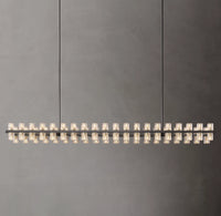 WOMO Hexagonal Crystal Linear Chandelier – Arcachon