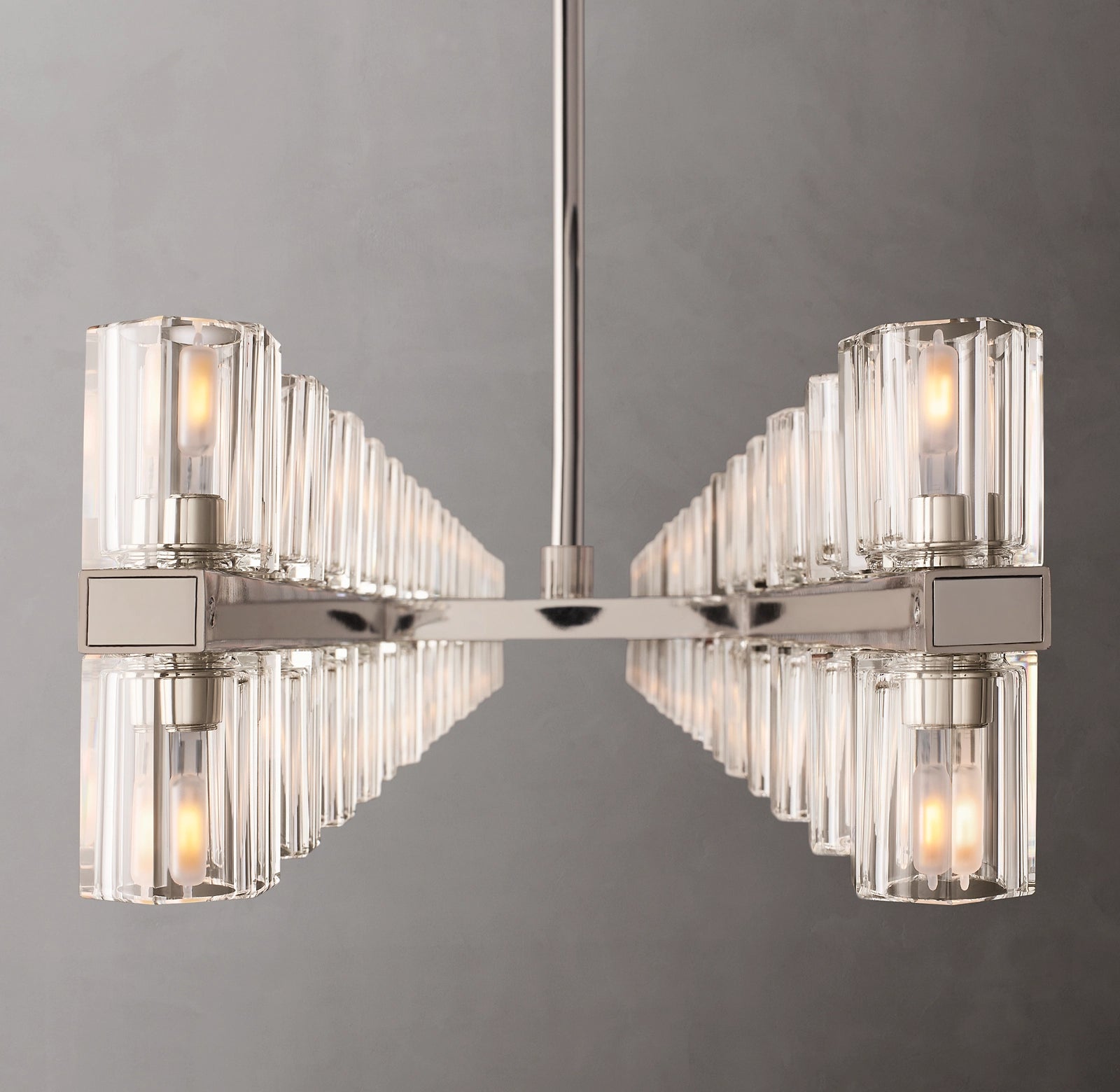 WOMO Hexagonal Crystal Linear Chandelier – Arcachon