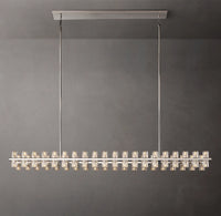 WOMO Hexagonal Crystal Linear Chandelier – Arcachon