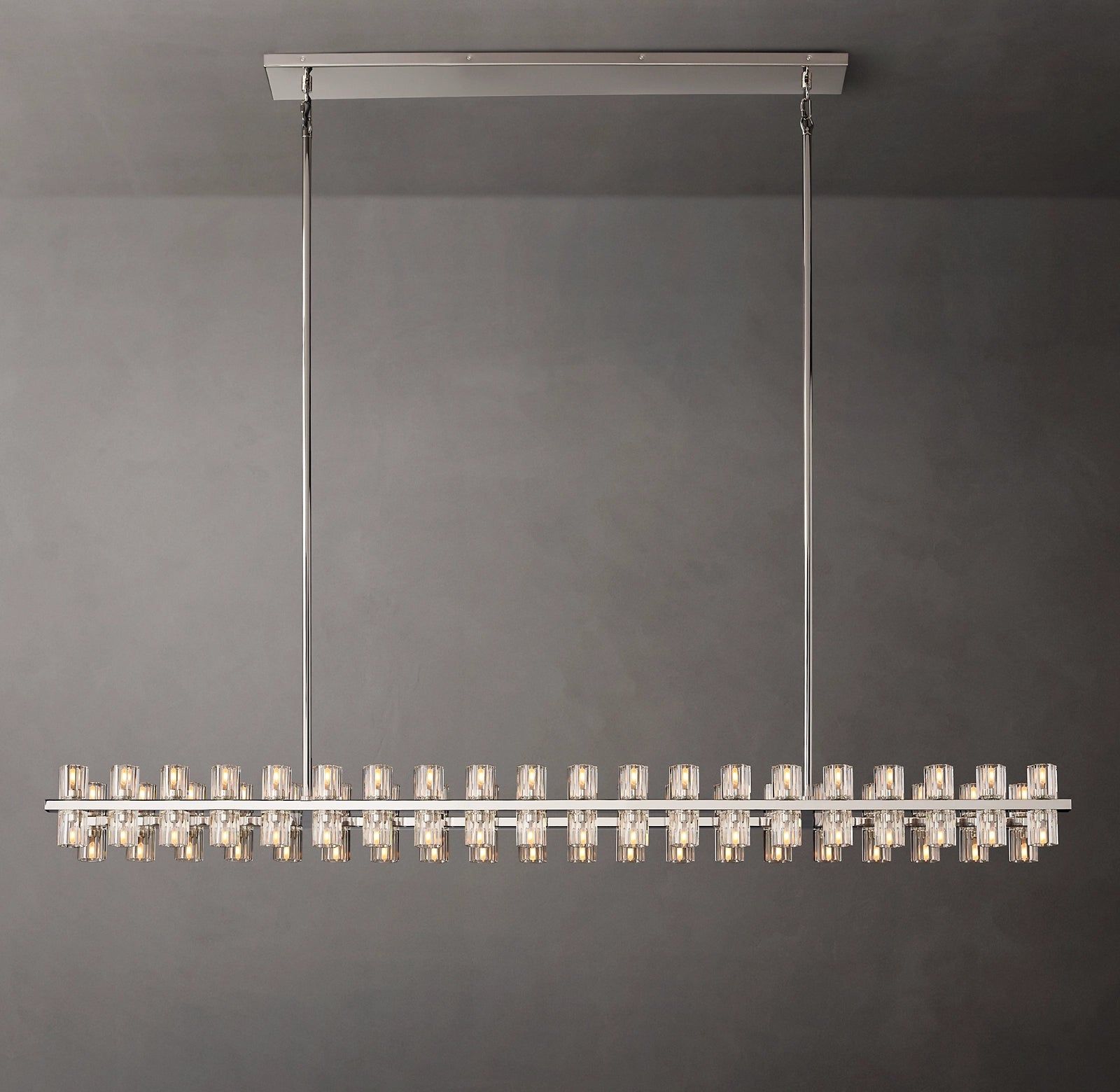 WOMO Hexagonal Crystal Linear Chandelier – Arcachon
