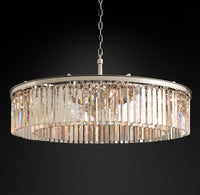 WOMO Crystal Prism Round Chandelier - Rhys