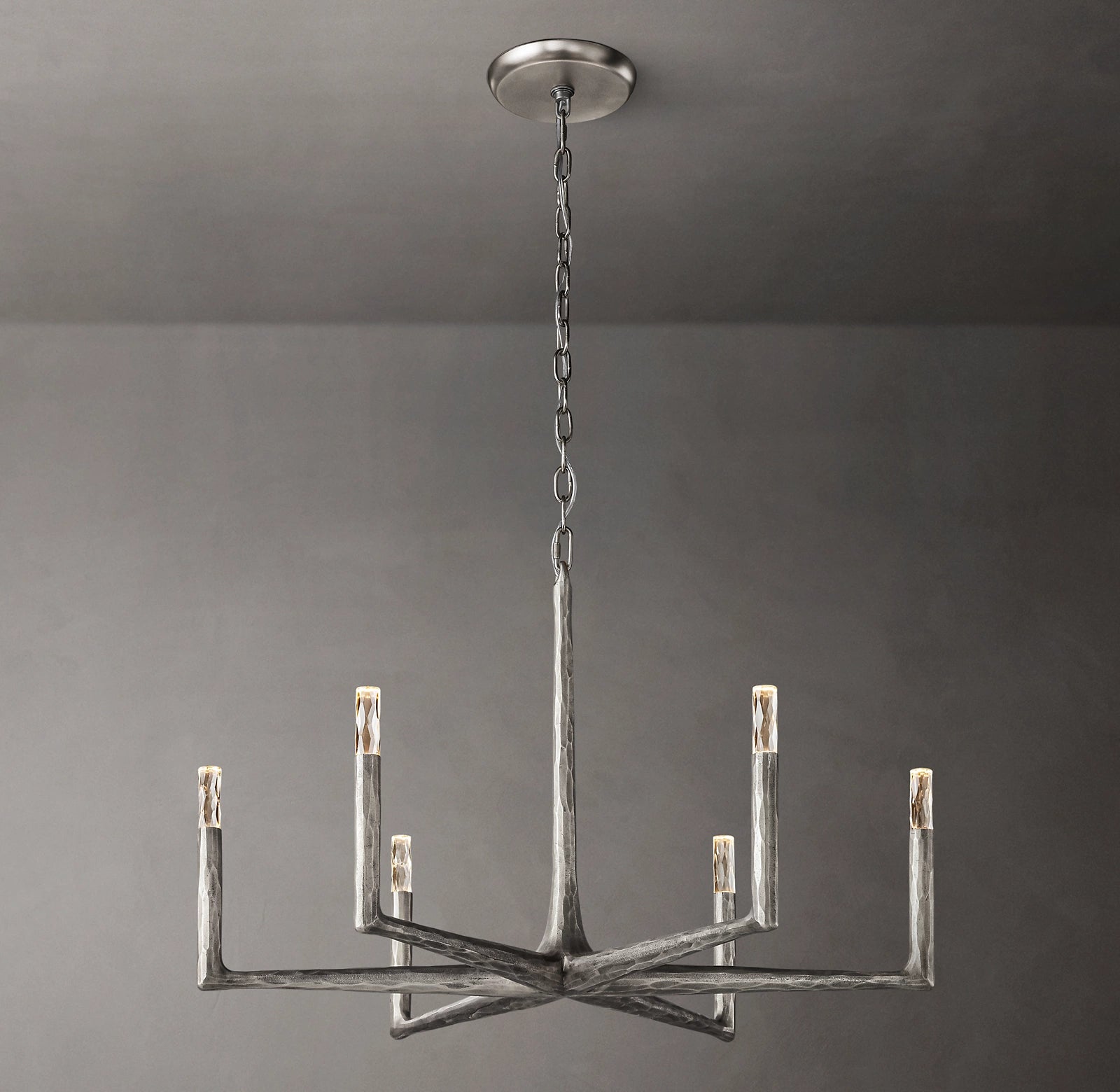 WOMO Forged Candlestick Chandelier - Thaddeus