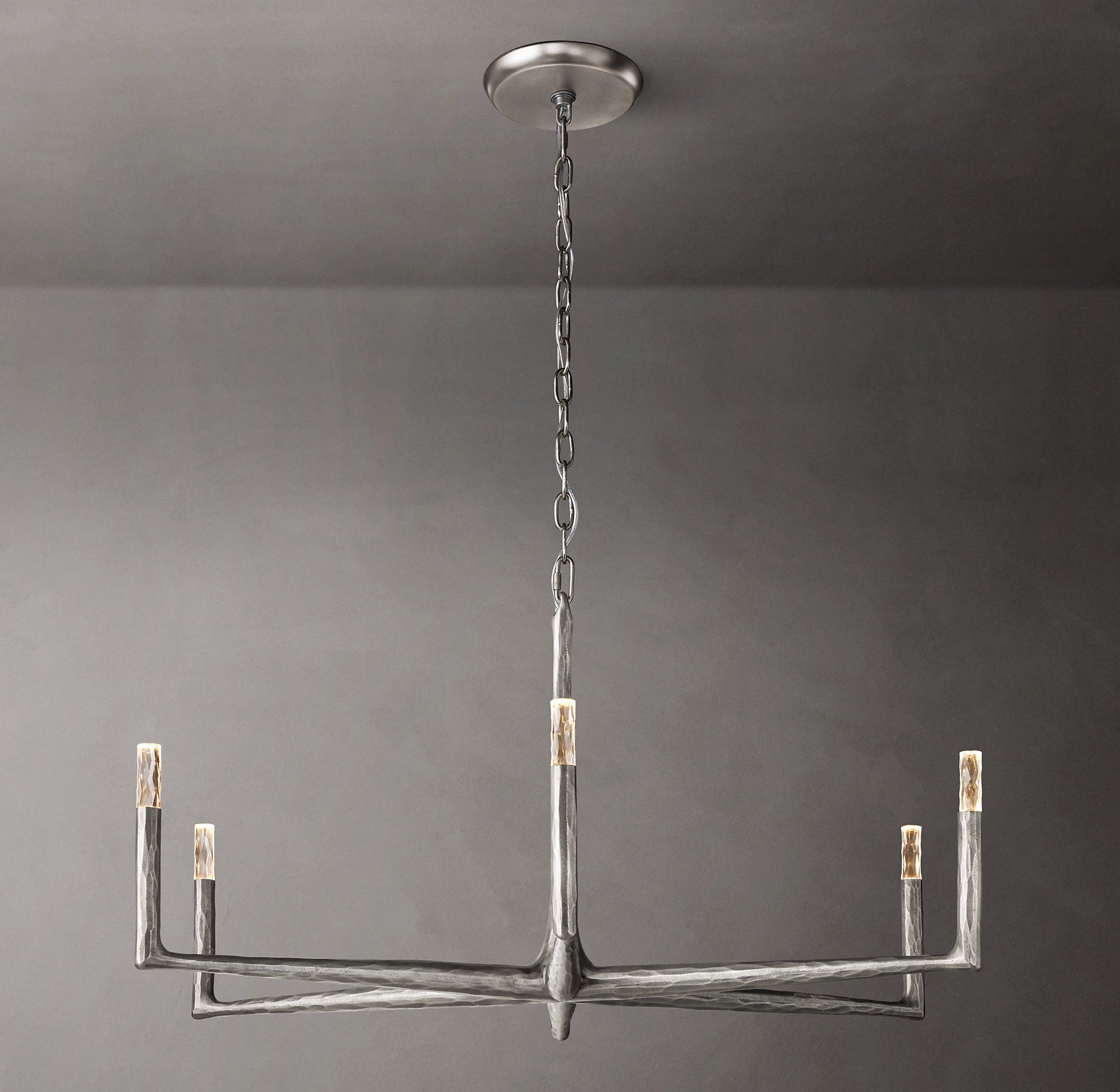 WOMO Forged Candlestick Chandelier - Thaddeus