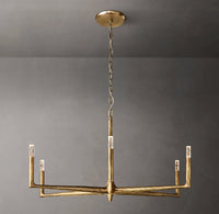 WOMO Forged Candlestick Chandelier - Thaddeus
