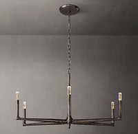 WOMO Forged Candlestick Chandelier - Thaddeus