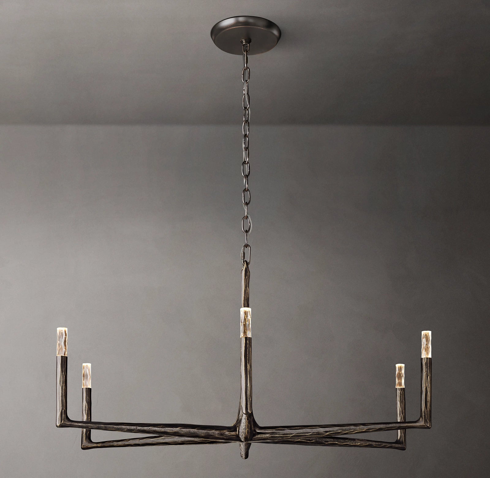 WOMO Forged Candlestick Chandelier - Thaddeus