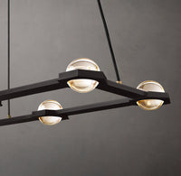 WOMO Globe Crystal Rectangular Chandelier - Eclatant