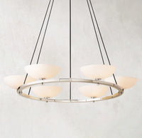 WOMO Porcelain Bowl Round Chandelier - Vernet
