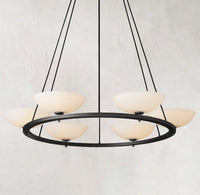 WOMO Porcelain Bowl Round Chandelier - Vernet