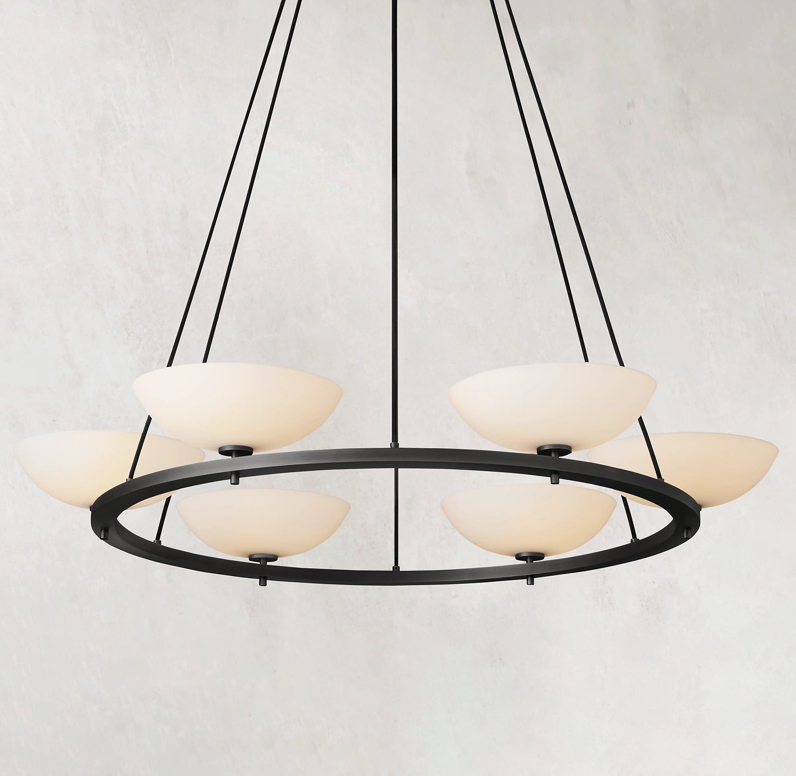 WOMO Porcelain Bowl Round Chandelier - Vernet