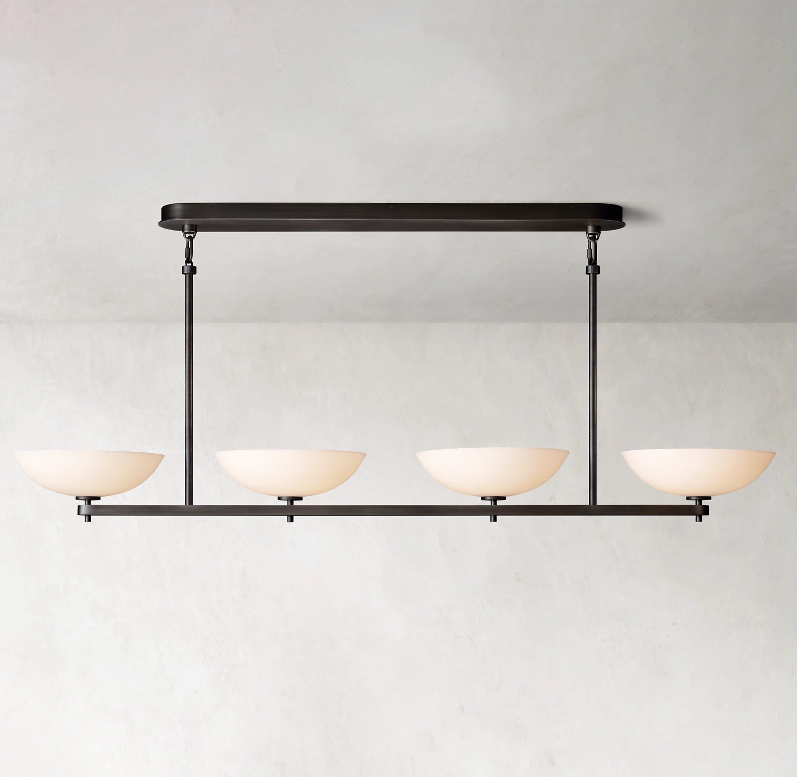 WOMO Porcelain Bowl Linear Chandelier - Vernet