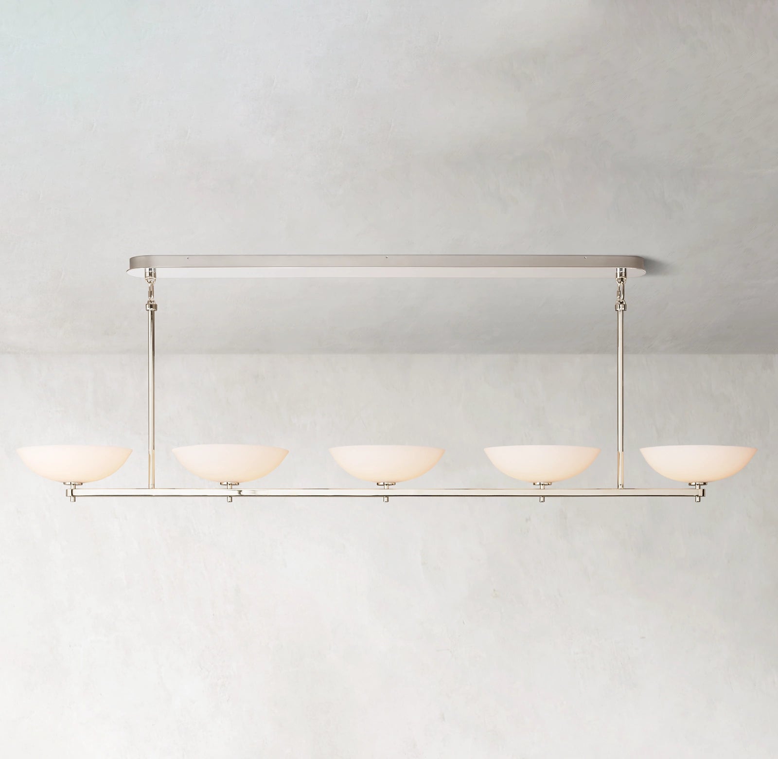 WOMO Porcelain Bowl Linear Chandelier - Vernet