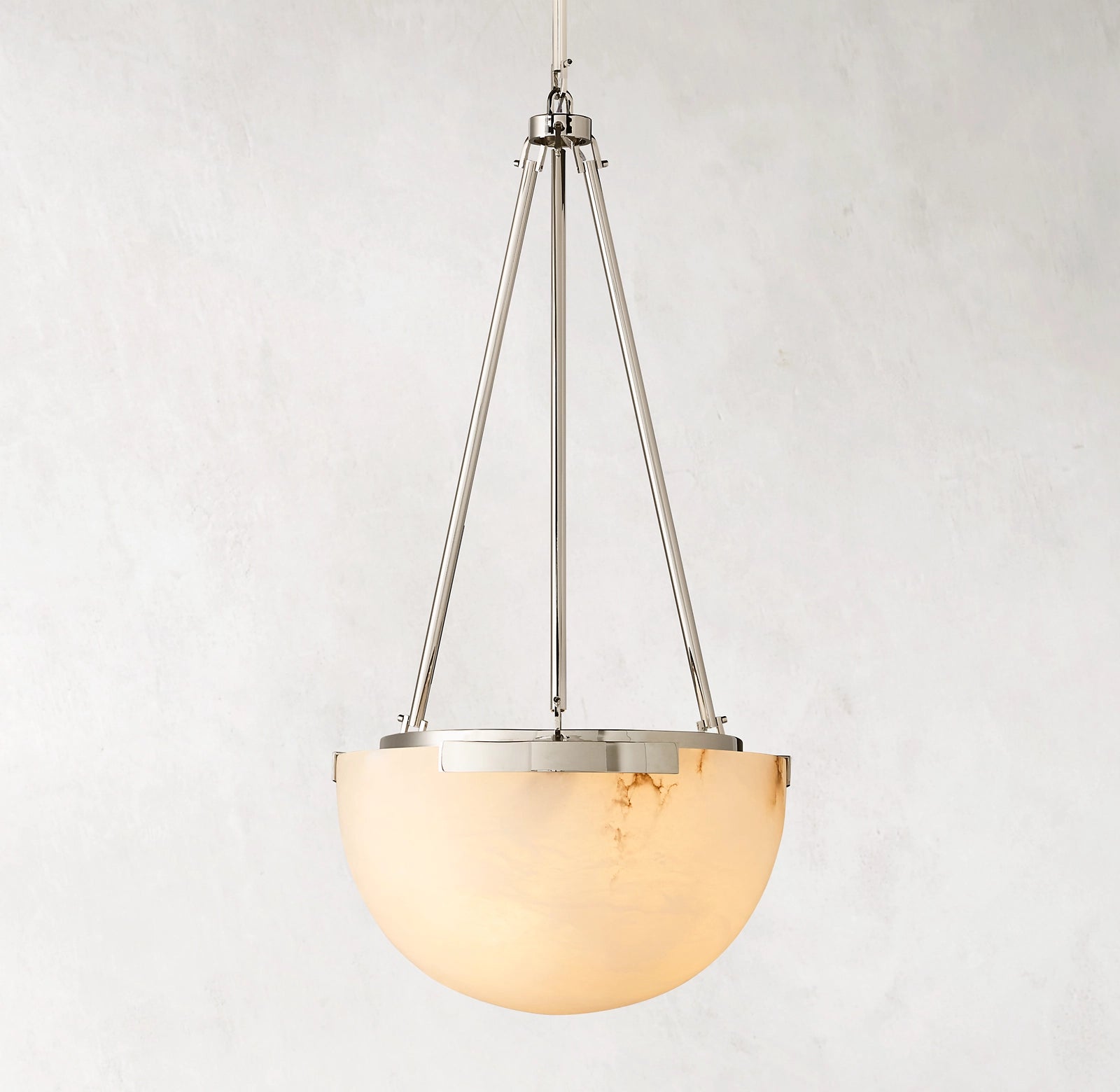 WOMO Semi-sphere Alabaster Pendant Light - Melange