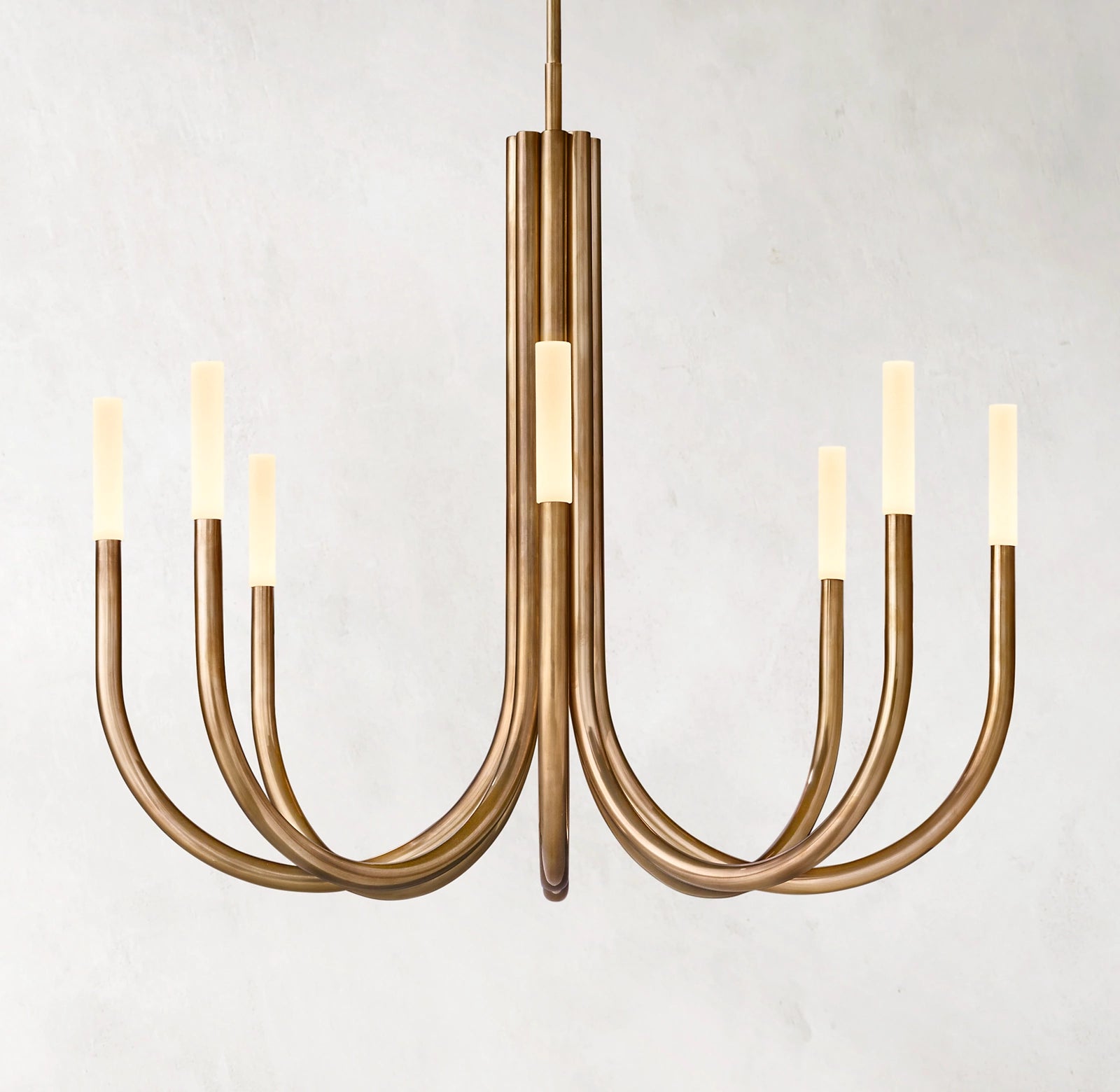 WOMO Candlestick Swoop Arm Chandelier - Rousseau