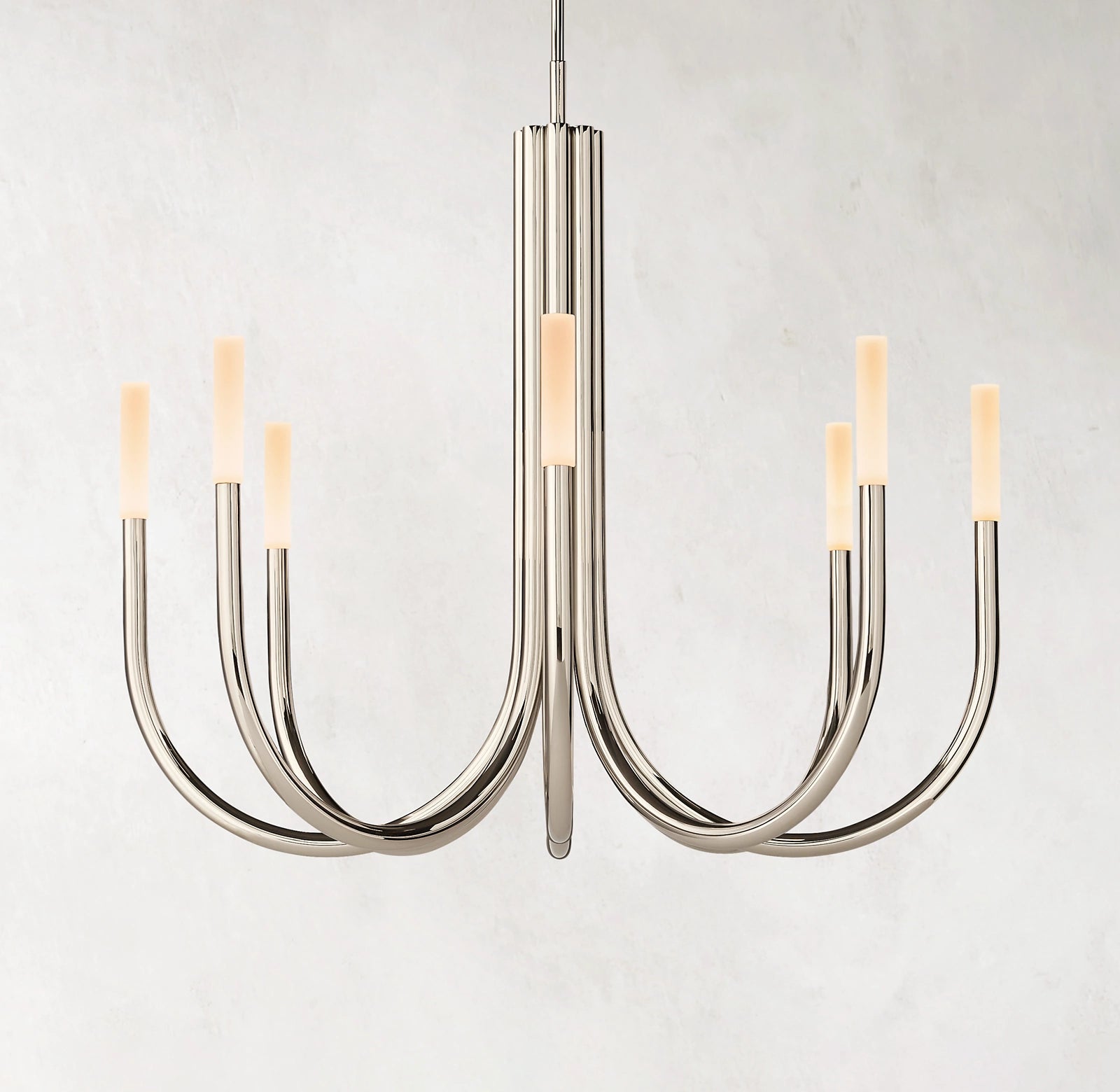 WOMO Candlestick Swoop Arm Chandelier - Rousseau