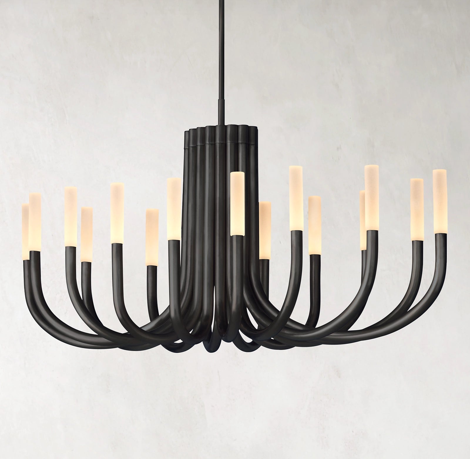 WOMO Candlestick Swoop Arm Chandelier - Rousseau