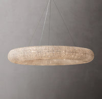 WOMO Crystal Bead Round Chandelier - Halo