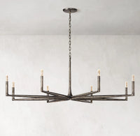 WOMO Forged Candlestick Chandelier - Thaddeus