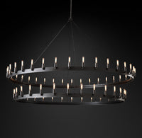 WOMO Vintage Filament Tubular Candle Tiered Chandelier - Camino