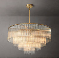 WOMO Crystal Rod Tiered Chandelier - Amadeo