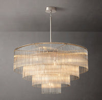 WOMO Crystal Rod Tiered Chandelier - Amadeo