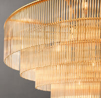 WOMO Crystal Rod Tiered Chandelier - Amadeo