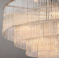 WOMO Crystal Rod Tiered Chandelier - Amadeo