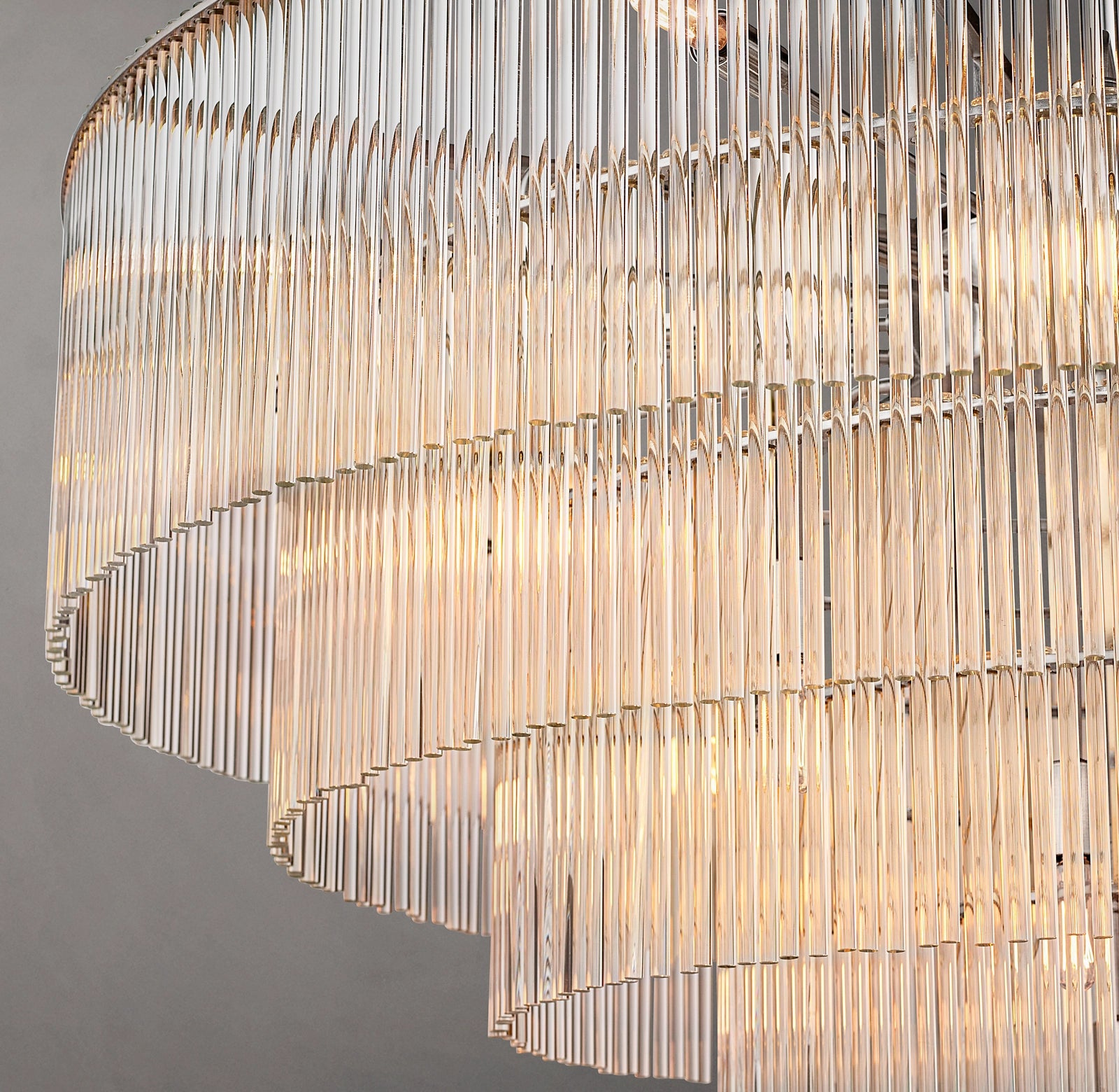 WOMO Crystal Rod Tiered Chandelier - Amadeo