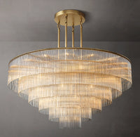 WOMO Crystal Rod Tiered Chandelier - Amadeo