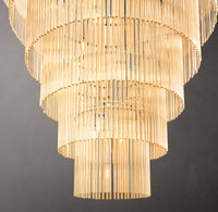 WOMO Crystal Rod Tiered Chandelier - Amadeo