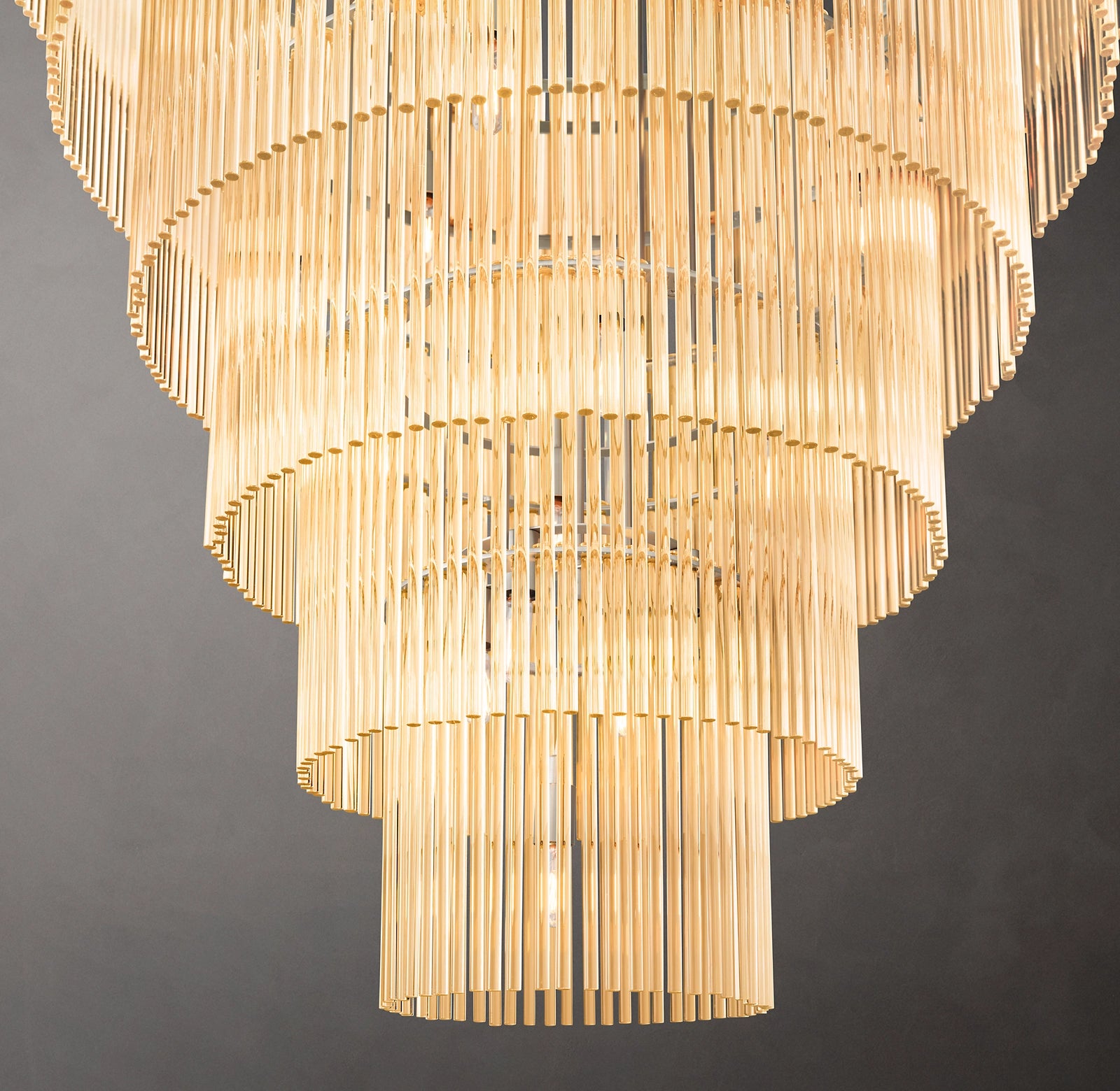 WOMO Crystal Rod Tiered Chandelier - Amadeo