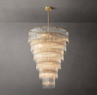 WOMO Crystal Rod Tiered Chandelier - Amadeo