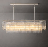 WOMO Crystal Rod Rectangular Chandelier - Amadeo
