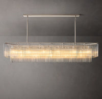 WOMO Crystal Rod Rectangular Chandelier - Amadeo