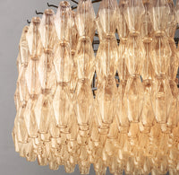 WOMO Clear Murano Glass Round Chandelier - Chiara