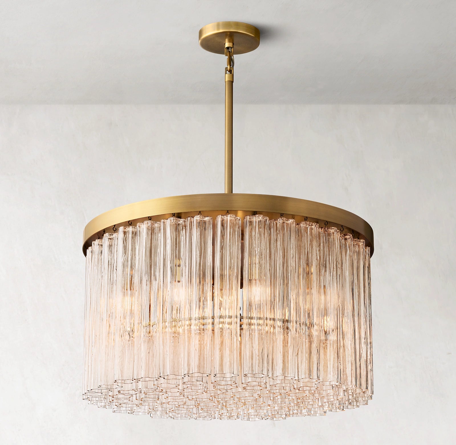 WOMO Tronchi Glass Round Chandelier - Cielo