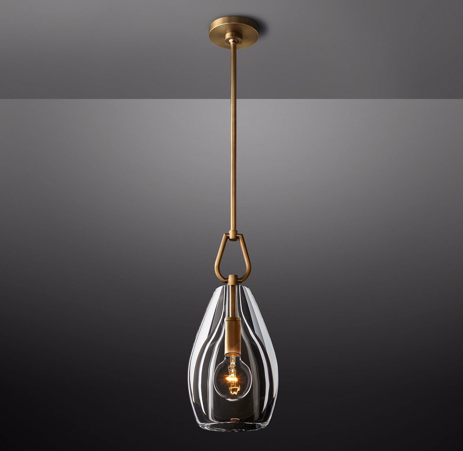 WOMO Flute Crystal Pendant Light - Botanist