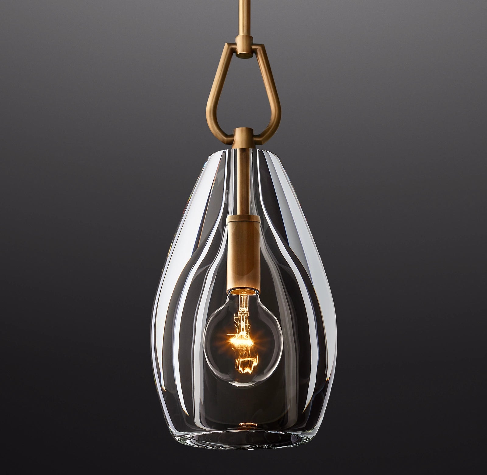 WOMO Flute Crystal Pendant Light - Botanist