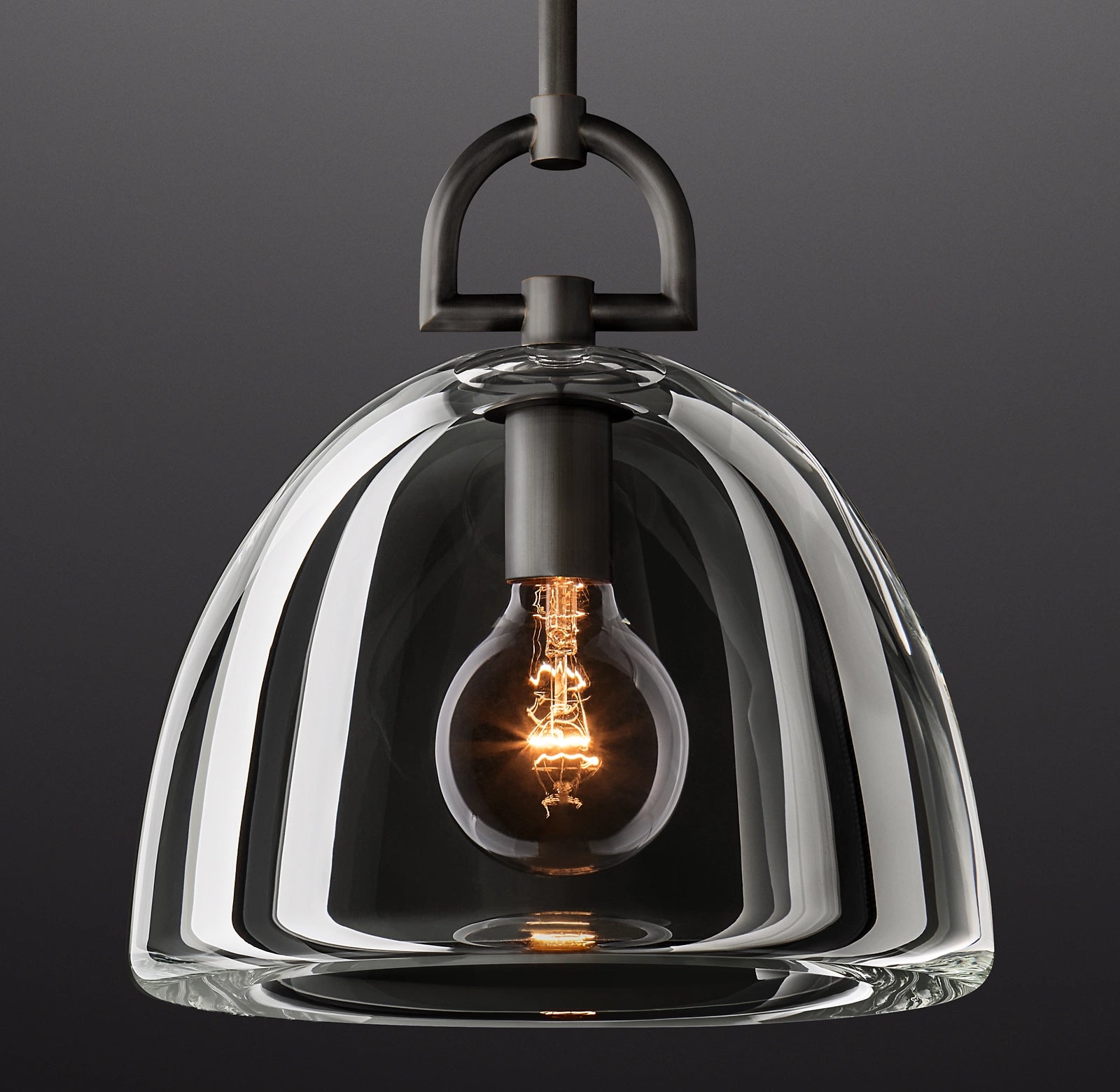 WOMO Dome Crystal Pendant Light - Botanist