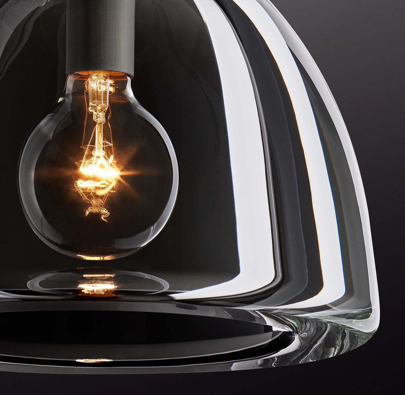 WOMO Dome Crystal Pendant Light - Botanist