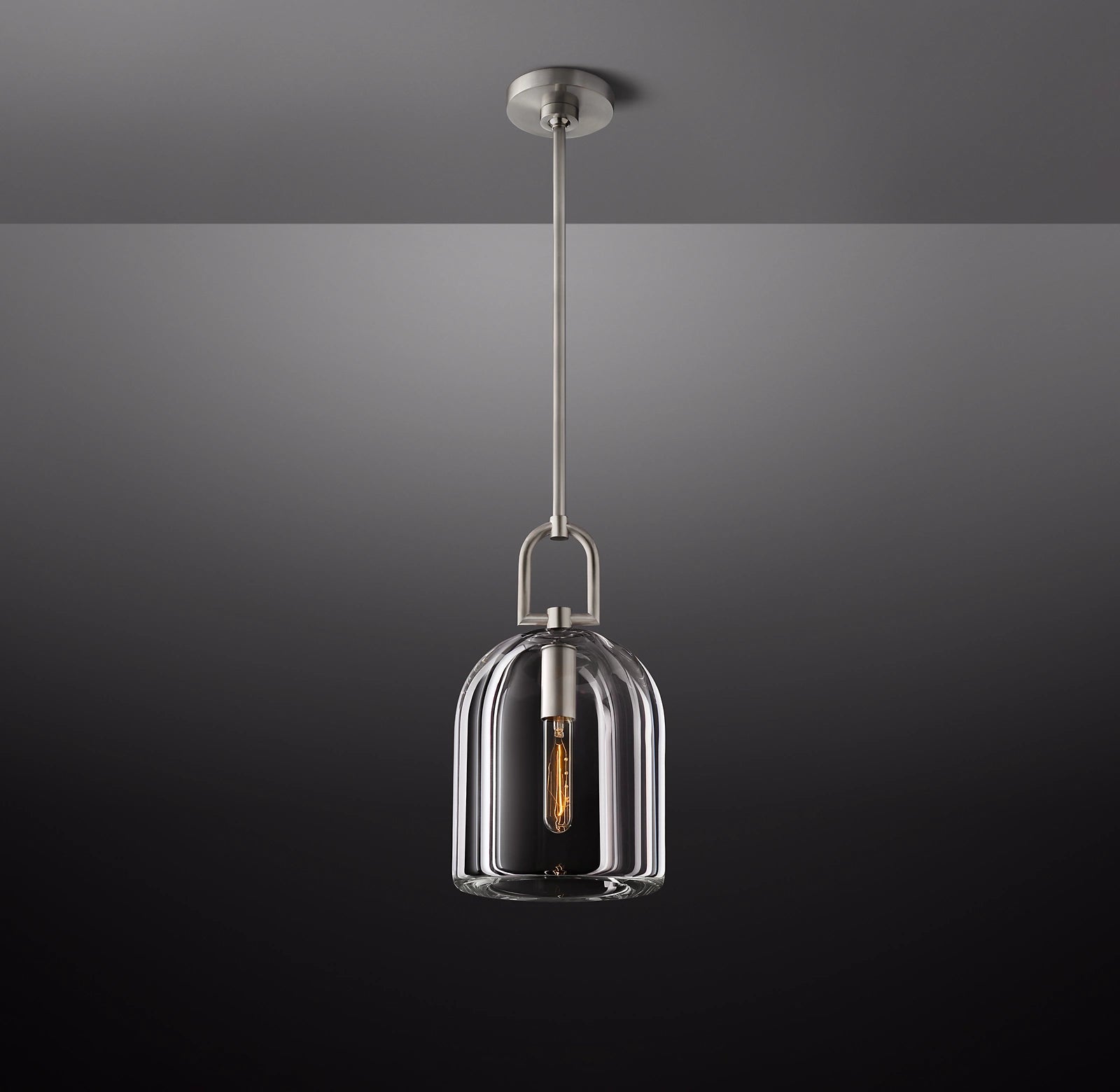WOMO Cloche Crystal Pendant Light - Botanist