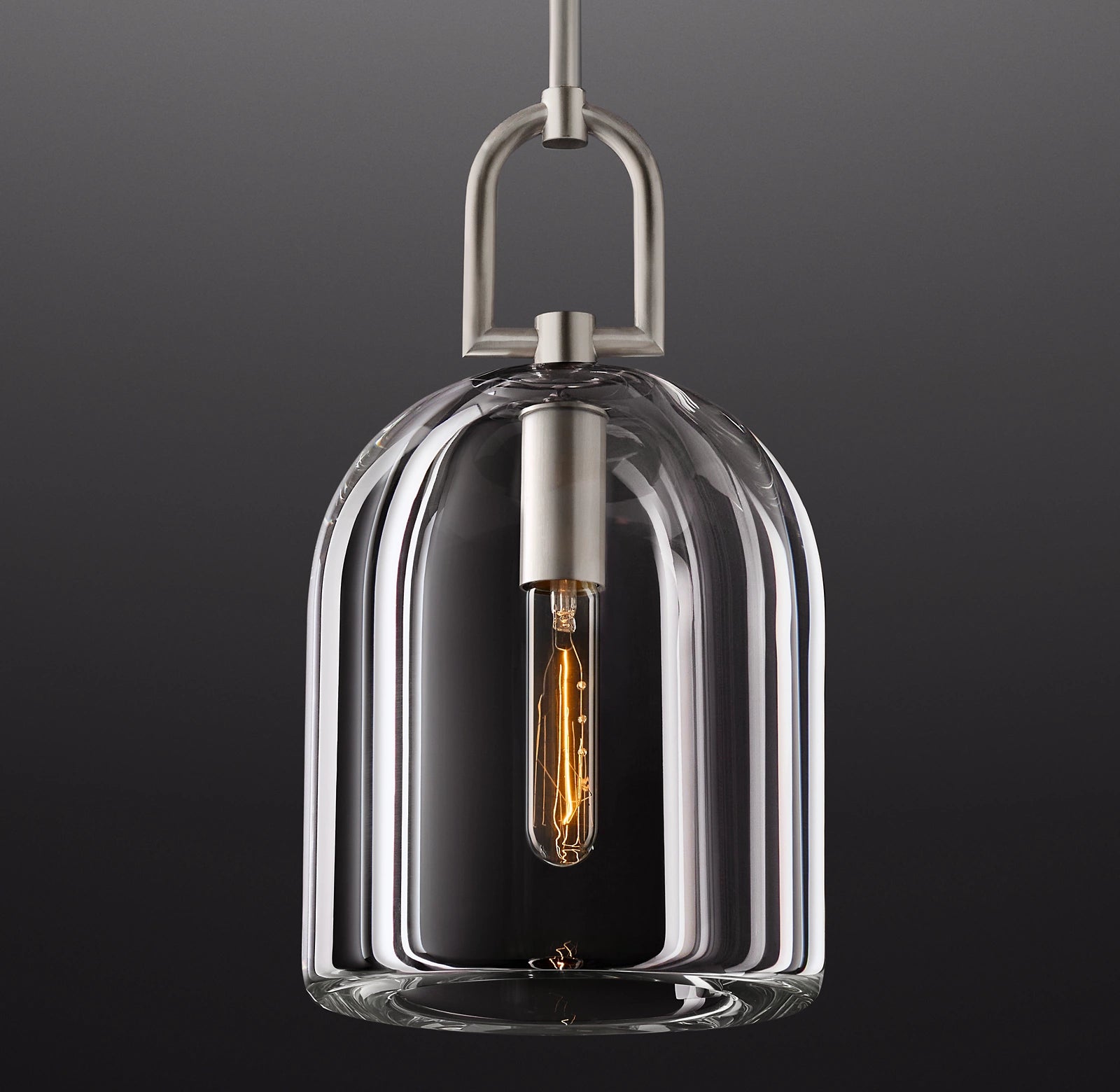 WOMO Cloche Crystal Pendant Light - Botanist