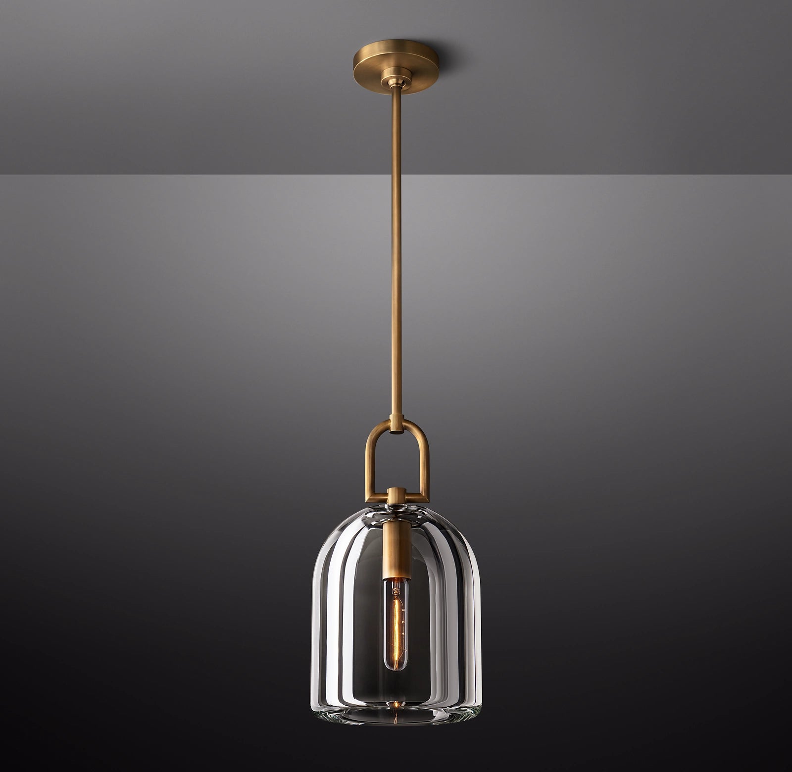WOMO Cloche Crystal Pendant Light - Botanist