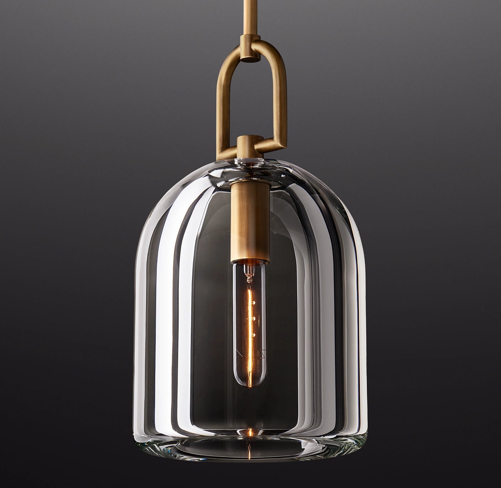 WOMO Cloche Crystal Pendant Light - Botanist