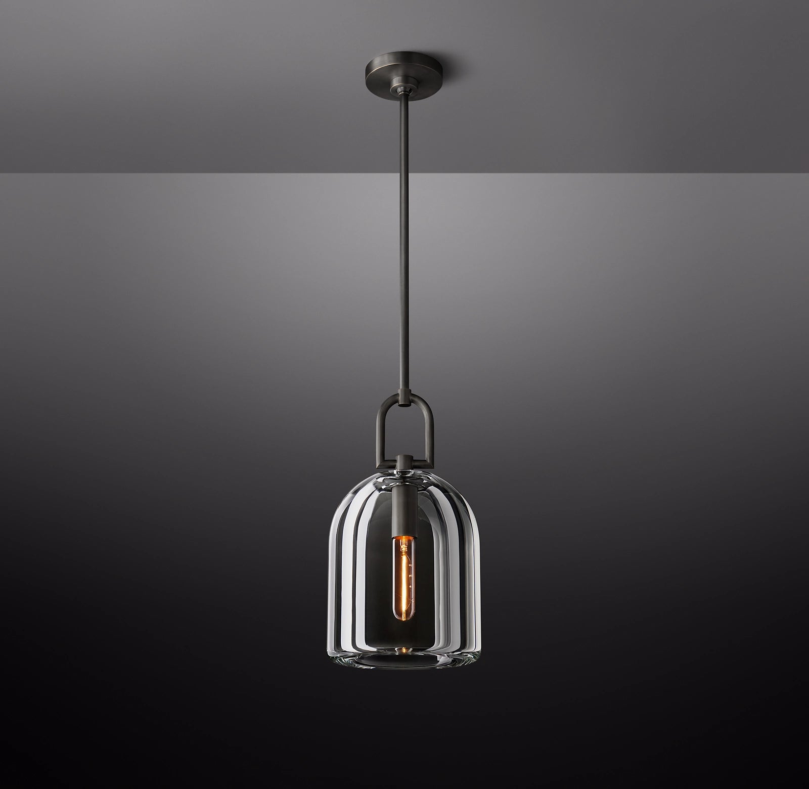 WOMO Cloche Crystal Pendant Light - Botanist