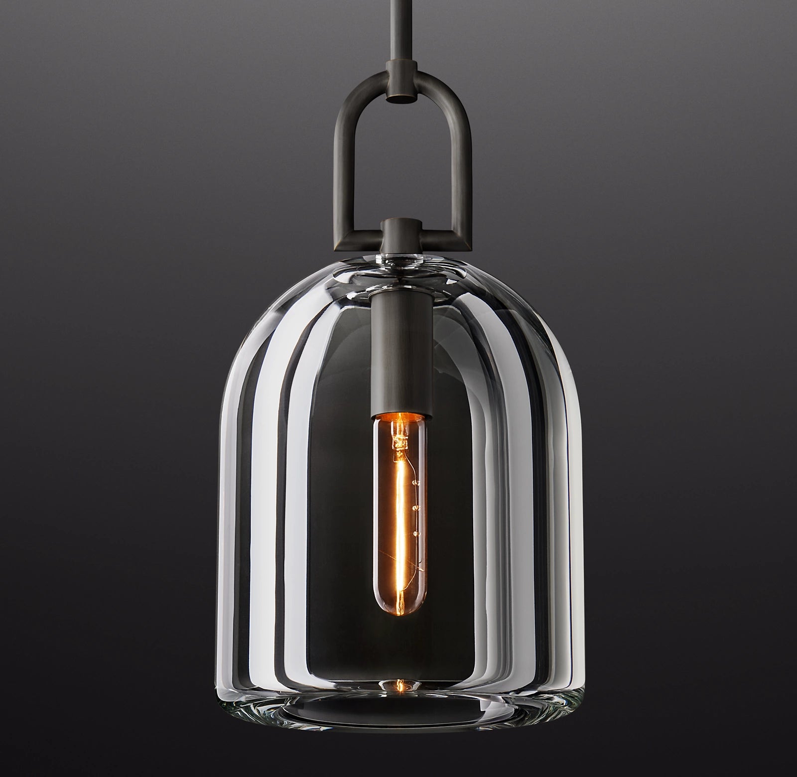 WOMO Cloche Crystal Pendant Light - Botanist