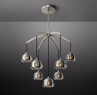 WOMO Crystal Cluster Chandelier - Hemisphere