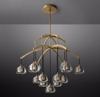 WOMO Crystal Cluster Chandelier - Hemisphere