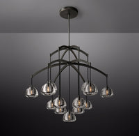 WOMO Crystal Cluster Chandelier - Hemisphere