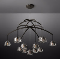WOMO Crystal Cluster Chandelier - Hemisphere
